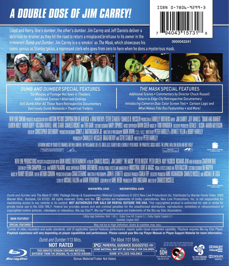 The Mask /Dumb and Dumber [Blu-Ray]