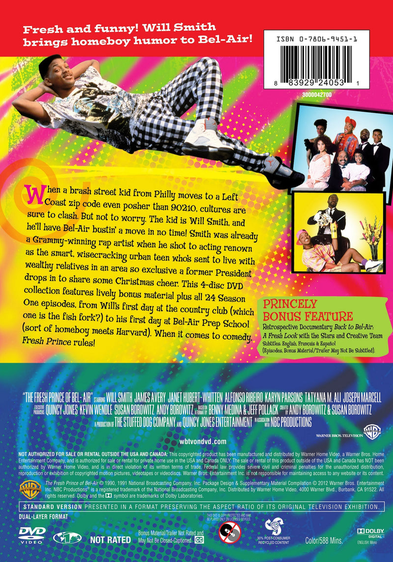 Fresh Prince of Bel Air, The: The Complete First Season [DVD]