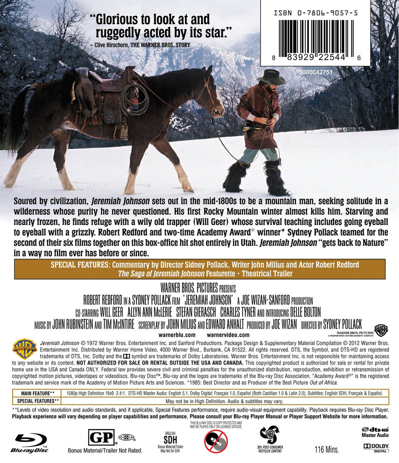 Jeremiah Johnson [Blu-Ray]