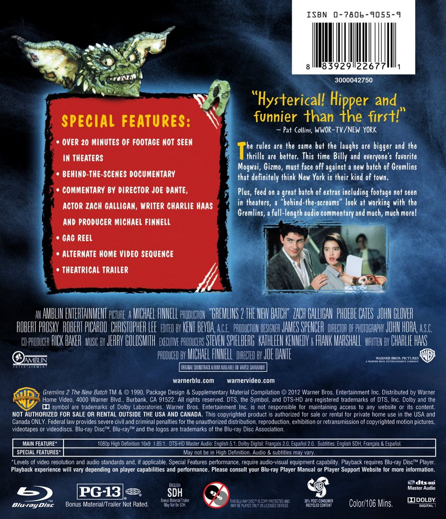 Gremlins 2: The New Batch [Blu-Ray]