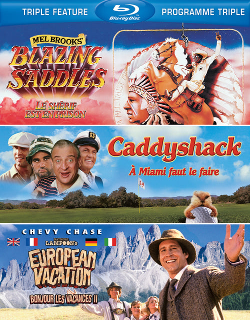 Blazing Saddles / Caddyshack / National Lampoon's European Vacation [Blu-Ray]