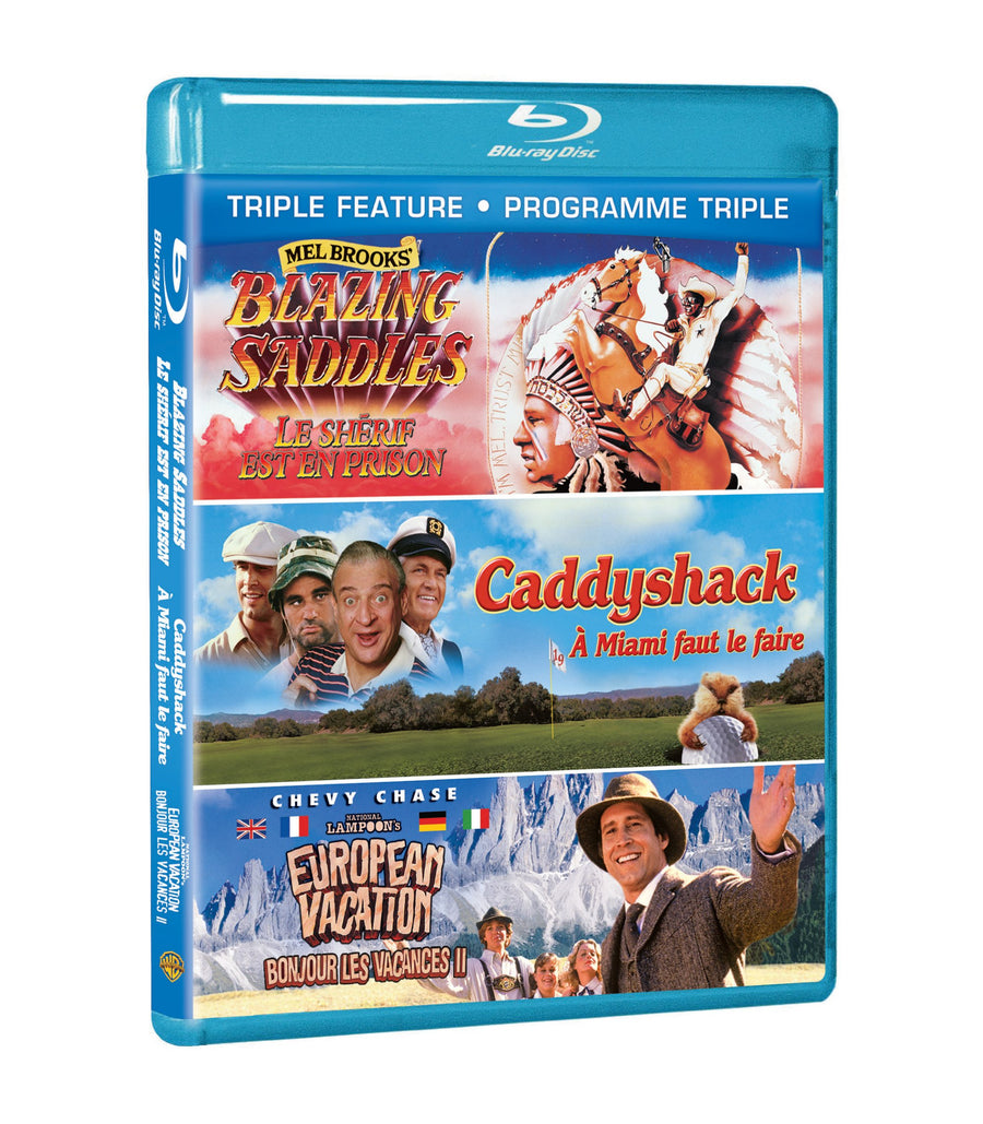 Blazing Saddles / Caddyshack / National Lampoon's European Vacation [Blu-Ray]