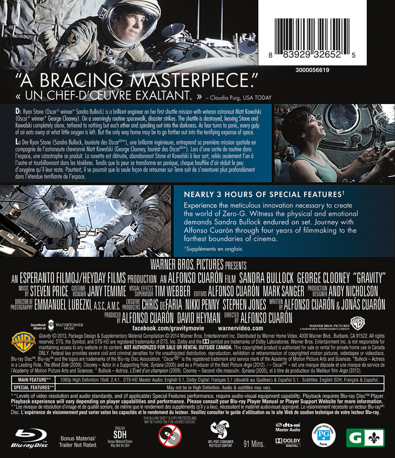 Gravity [Blu-Ray]
