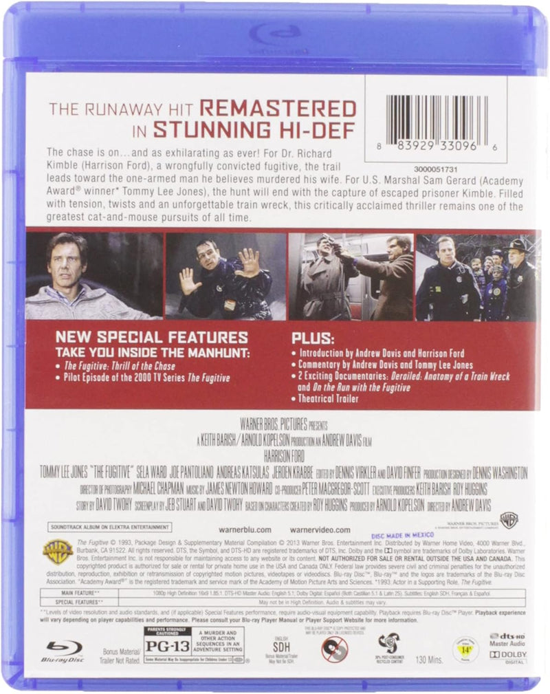 The Fugitive (20th Anniversary Edition) [Blu-ray]
