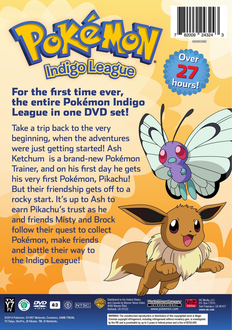 Pokémon - Indigo League: Season 1 - The Complete Collection (Box Set) [DVD]