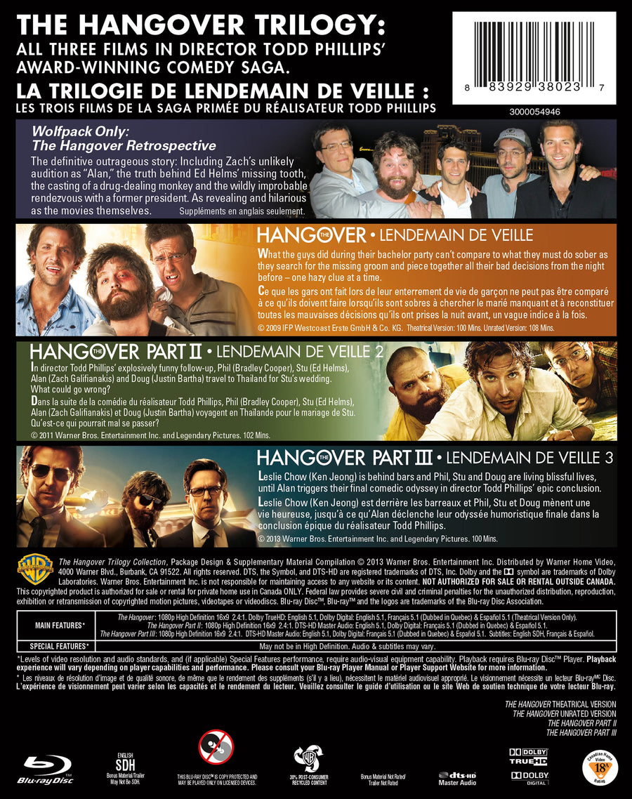 The Hangover Trilogy [Blu-Ray]