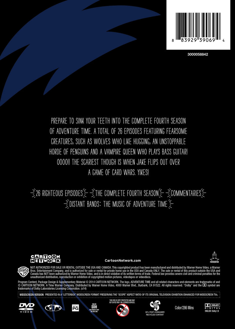 Cartoon Network: Adventure Time The Complete Fourth Season [DVD]