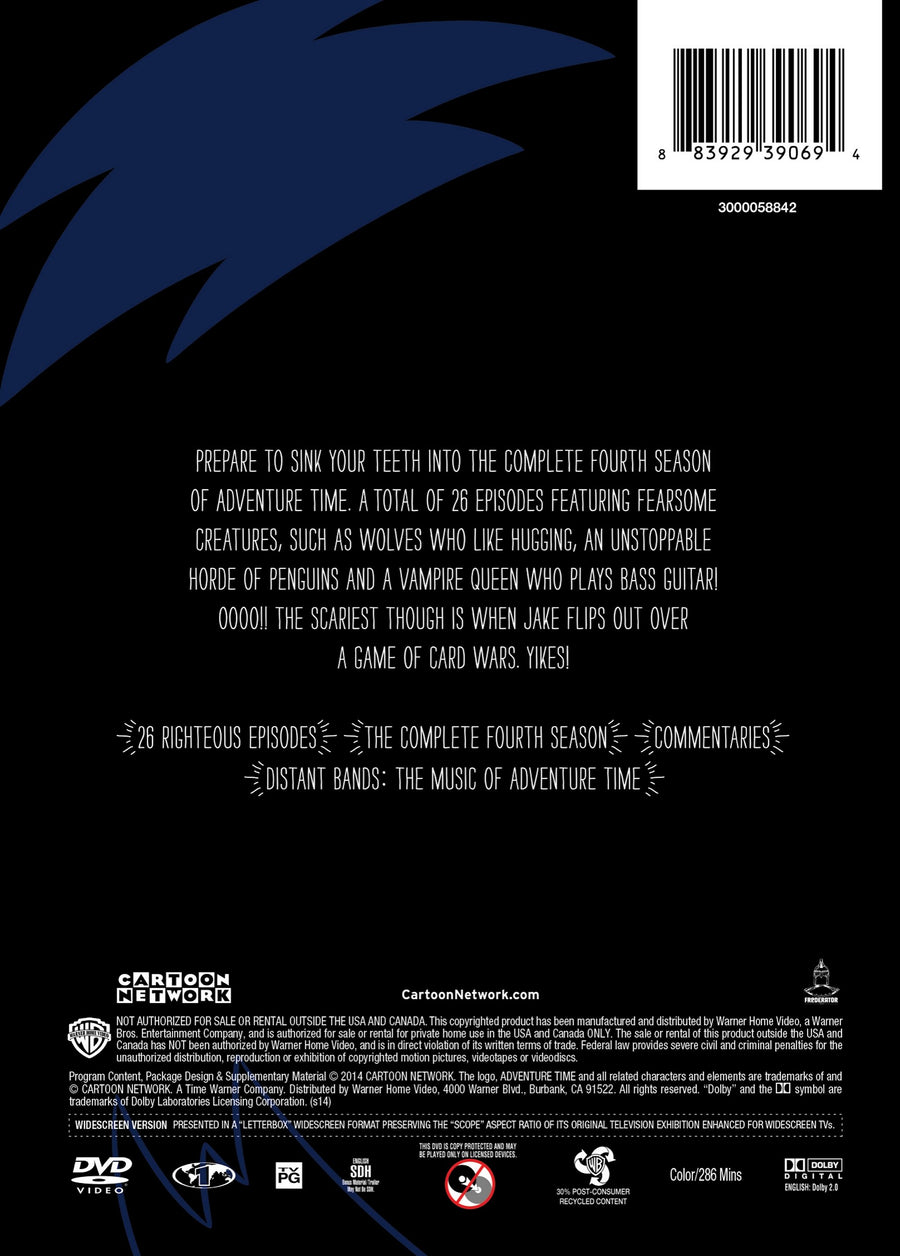 Cartoon Network: Adventure Time The Complete Fourth Season [DVD]