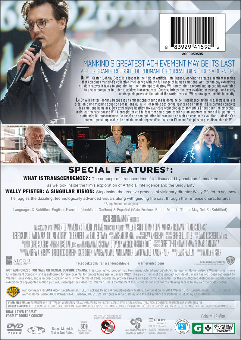 Transcendence [DVD]