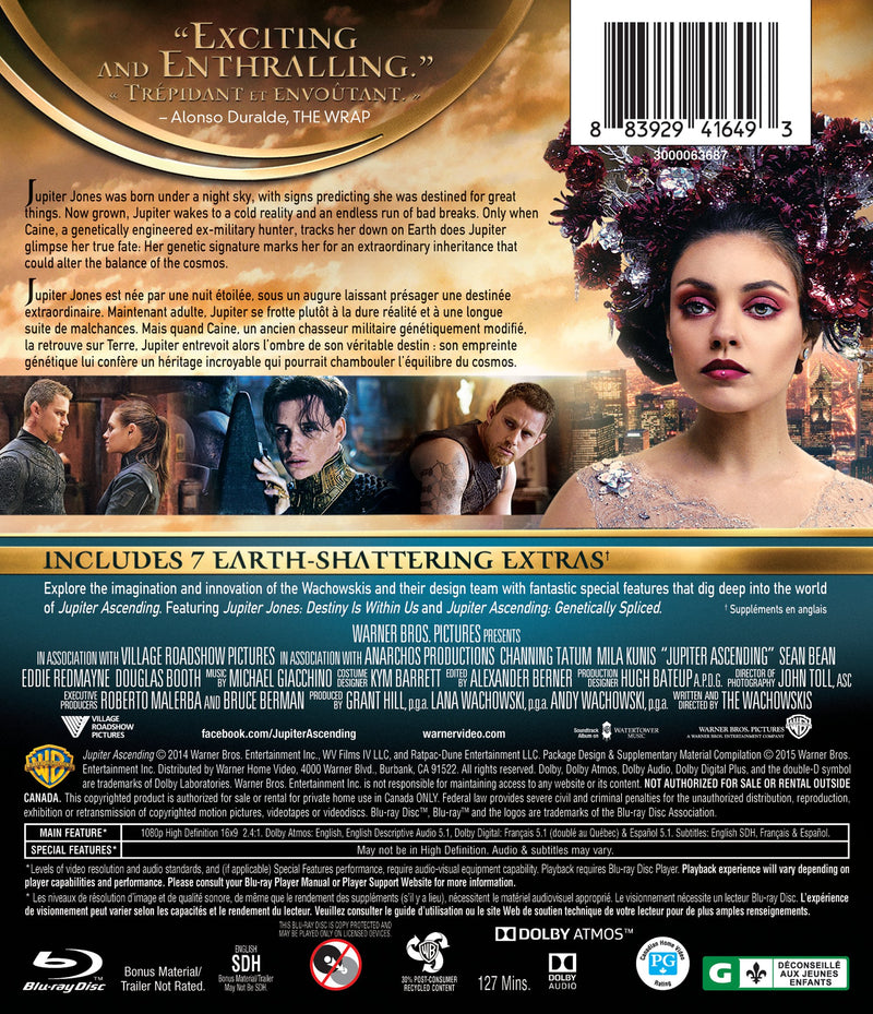 Jupiter Ascending [Blu-Ray]