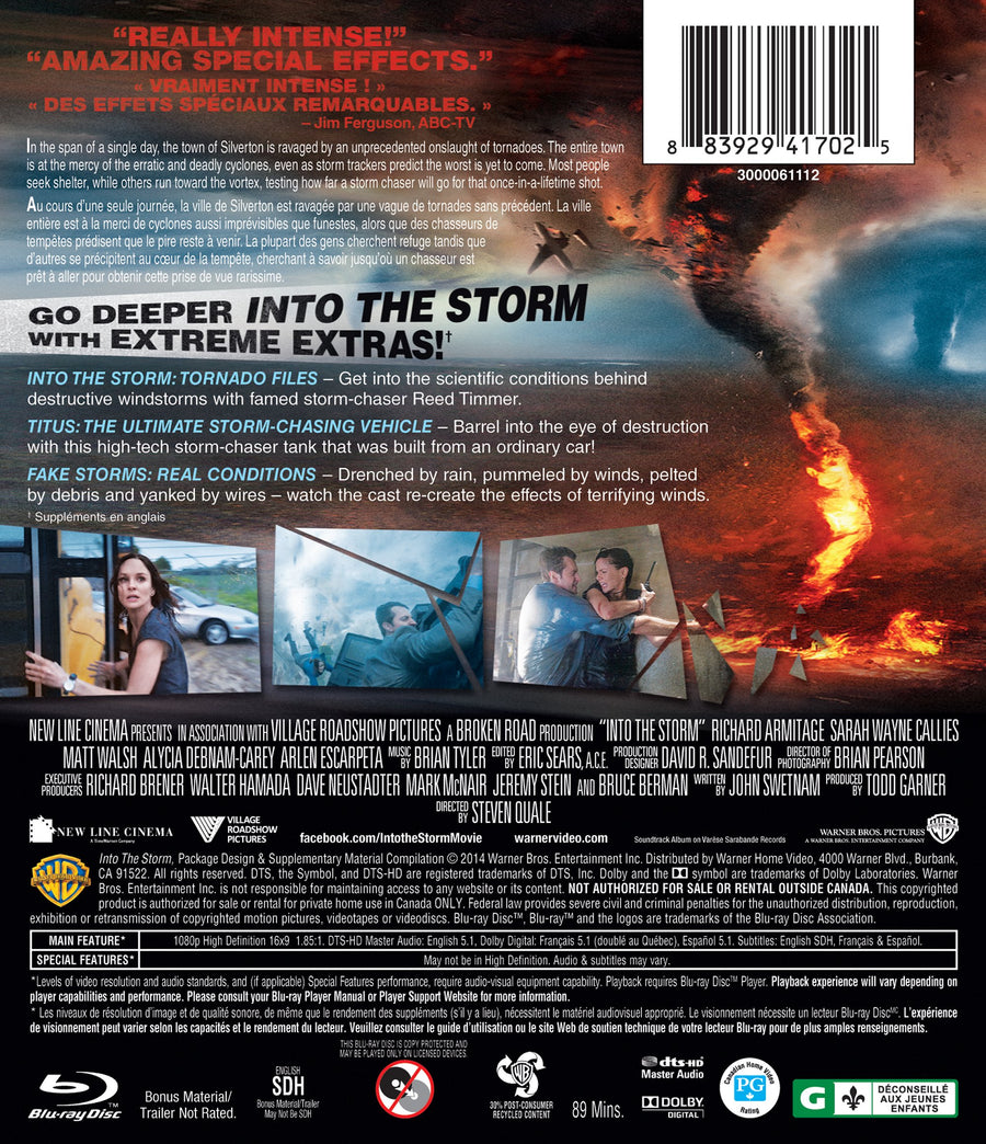 Into The Storm [Blu-Ray]
