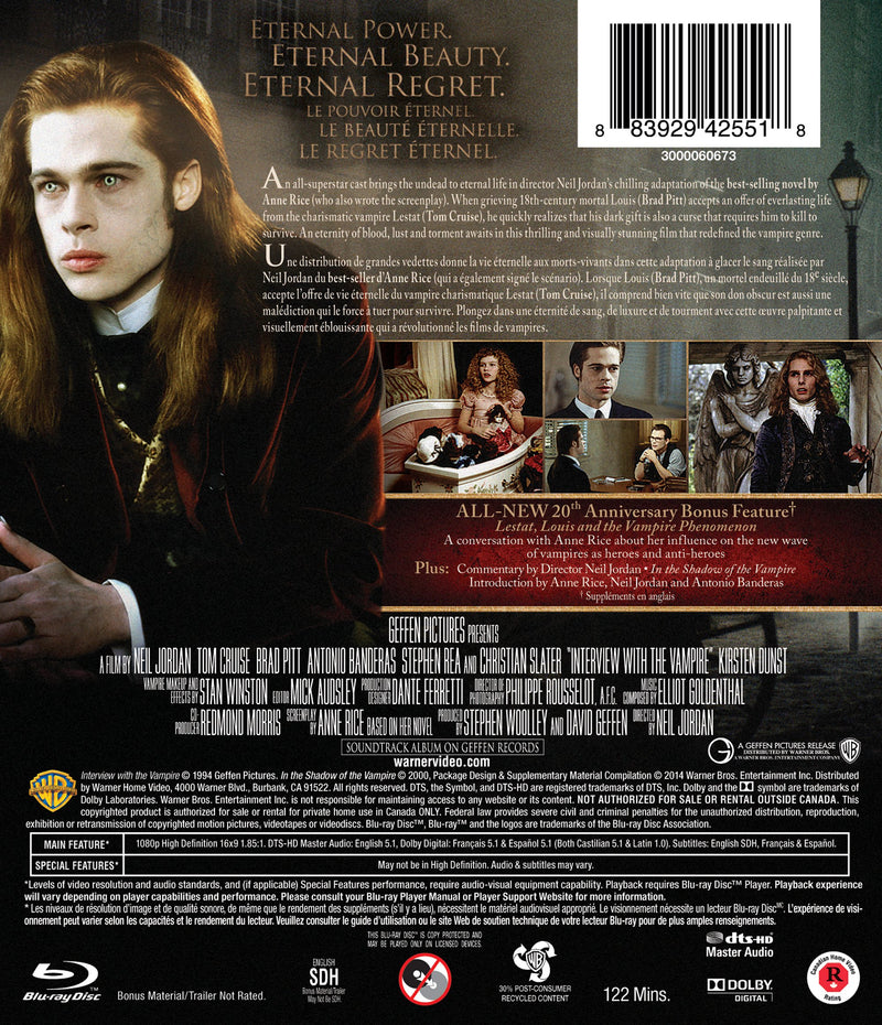 Interview with the Vampire 20th Anniversary [Blu-Ray]