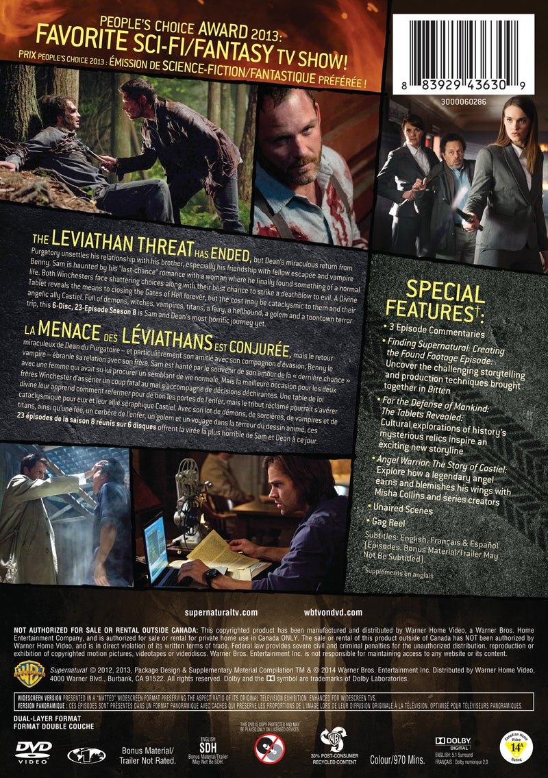 Supernatural: The Complete Eighth Season [DVD]