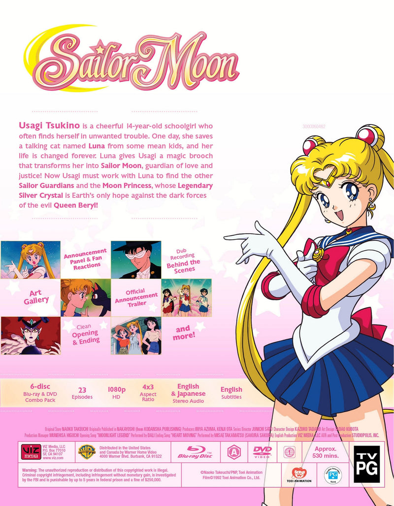 Sailor Moon Season 1 Part 1 Blu-ray Combo Pack [Blu-Ray]