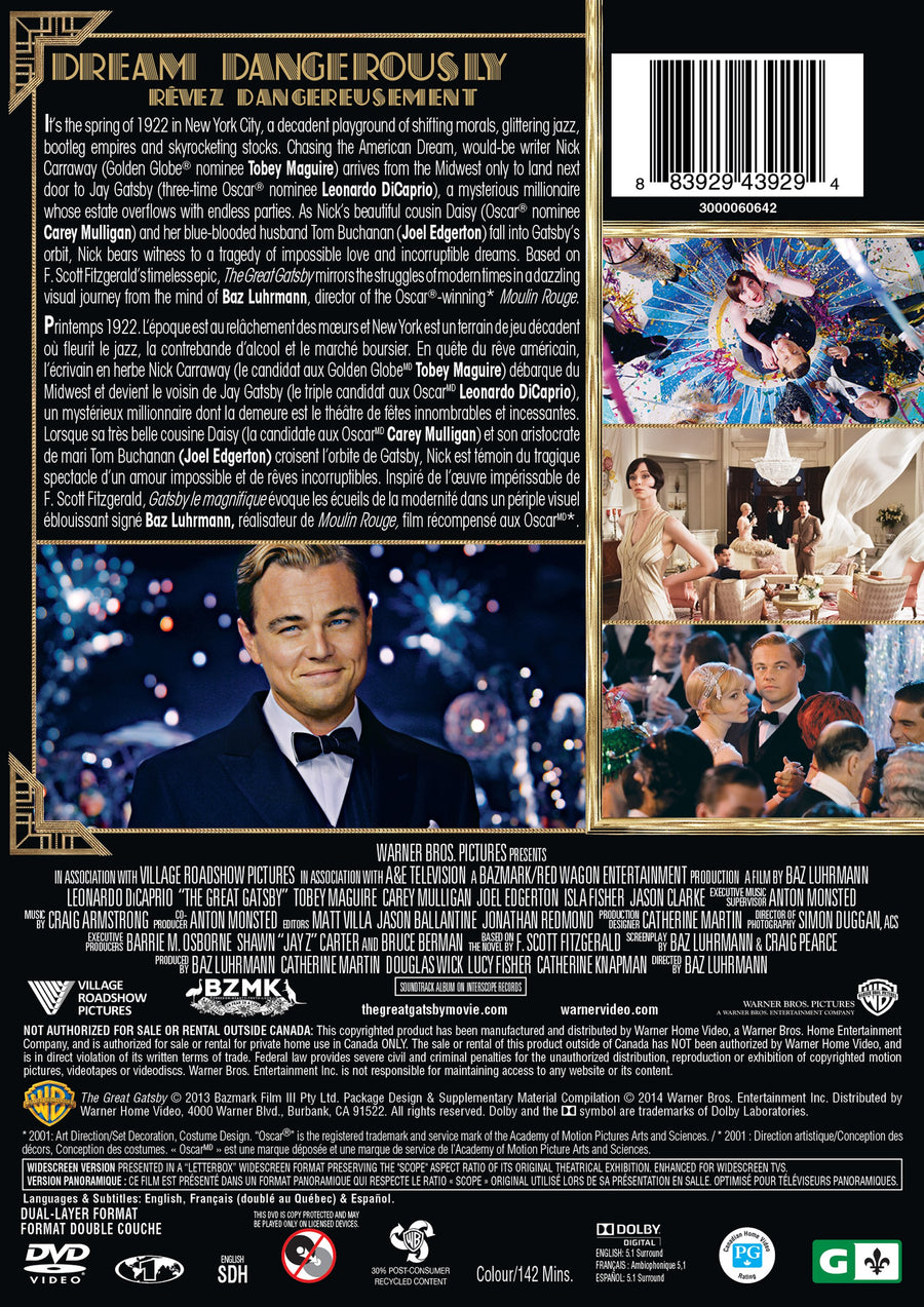 The Great Gatsby [DVD]