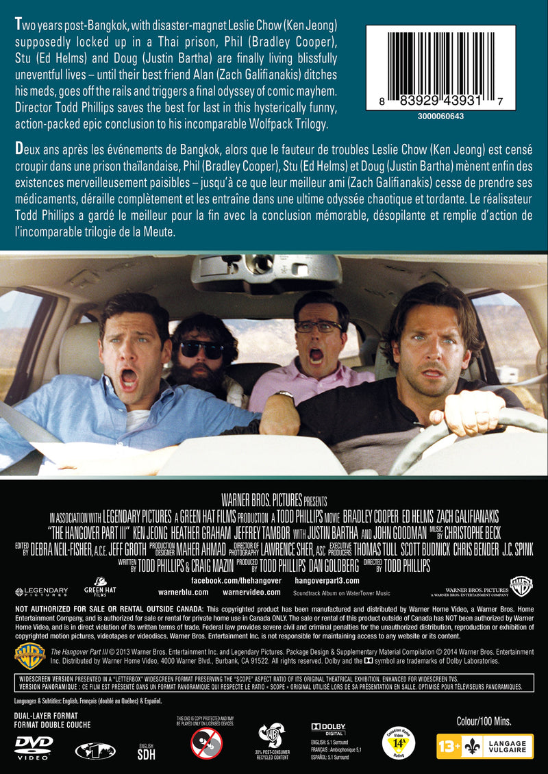The Hangover III [DVD]