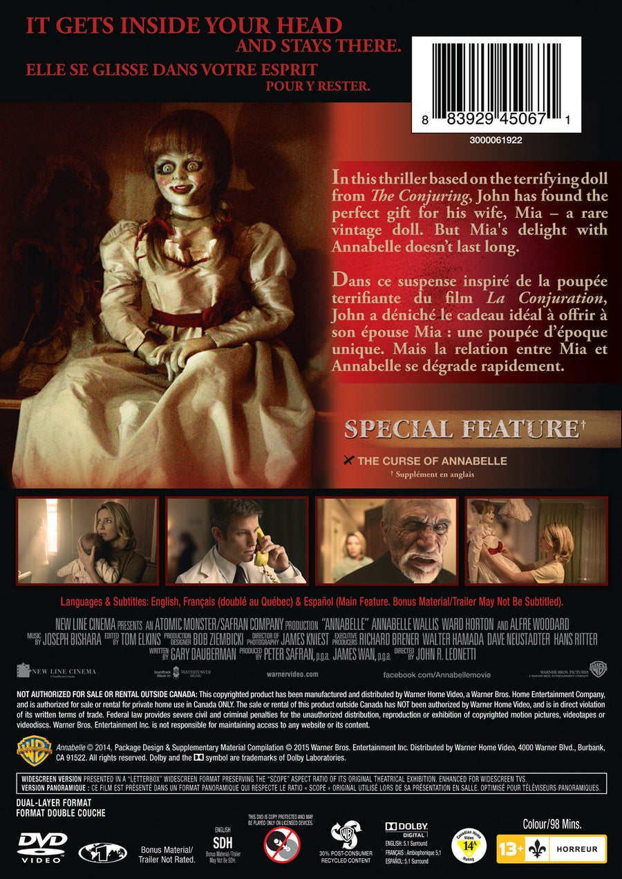 Annabelle [DVD]