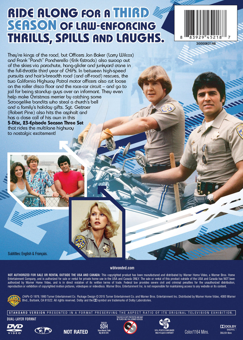 CHiPs: The Complete Third Season [DVD]