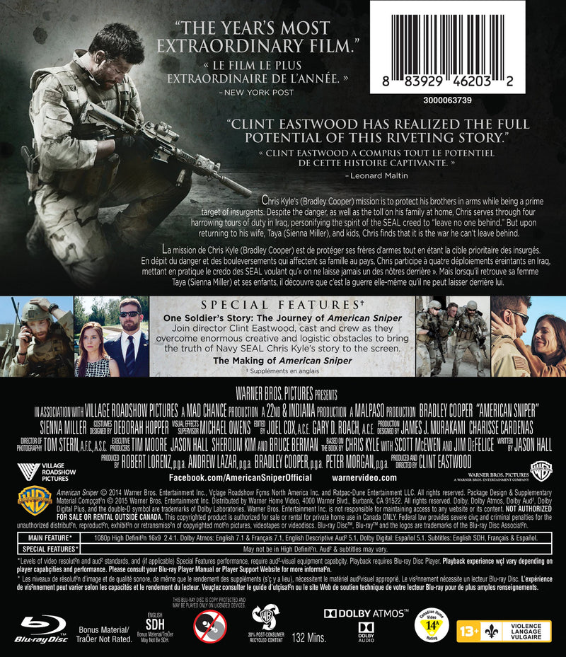 American Sniper [Blu-Ray]