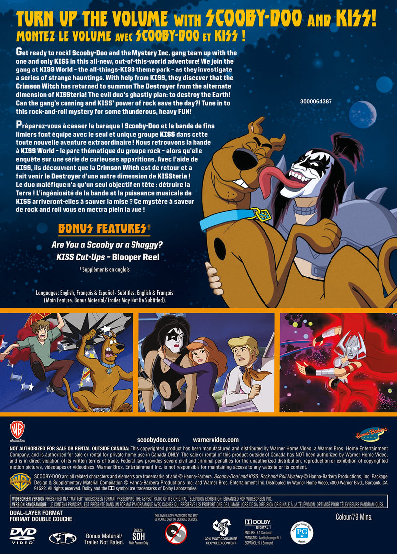 Scooby-Doo! & KISS:  Rock & Roll Mystery [DVD]