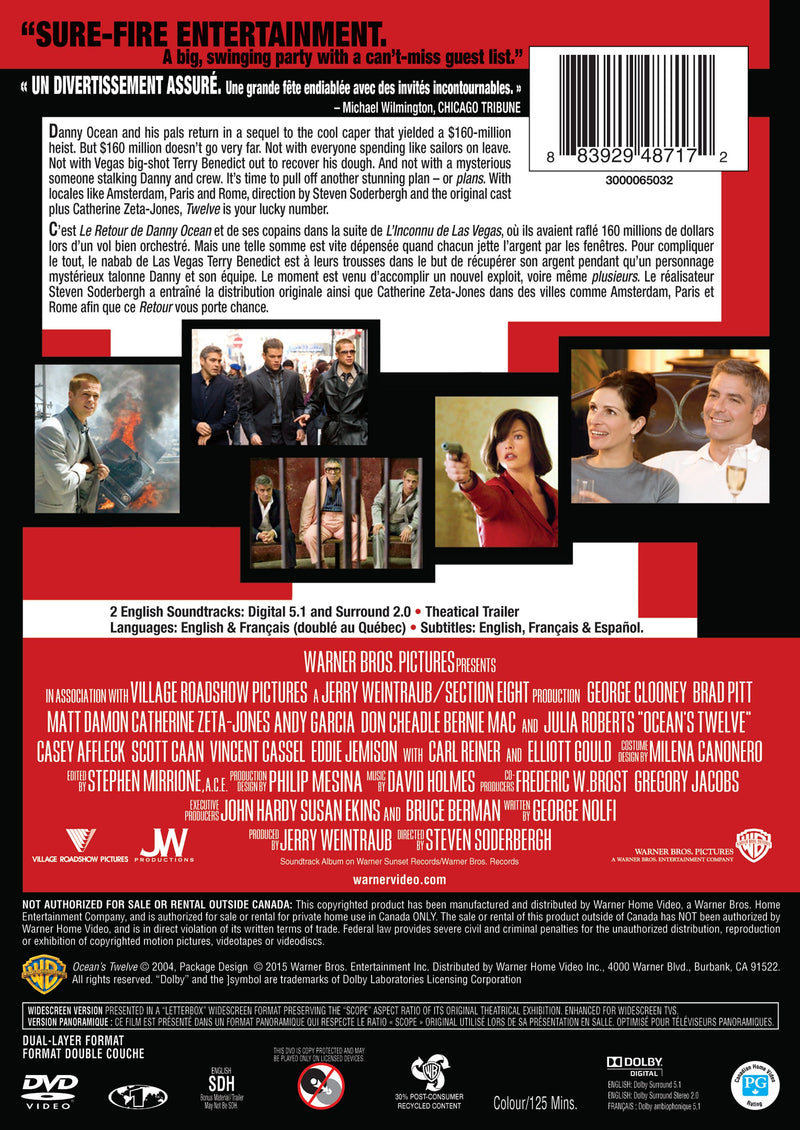 Ocean's Twelve [DVD]
