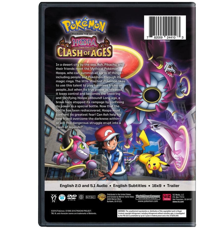 Pok#mon Movie 18: Hoopa & the Clash of Ages [DVD]