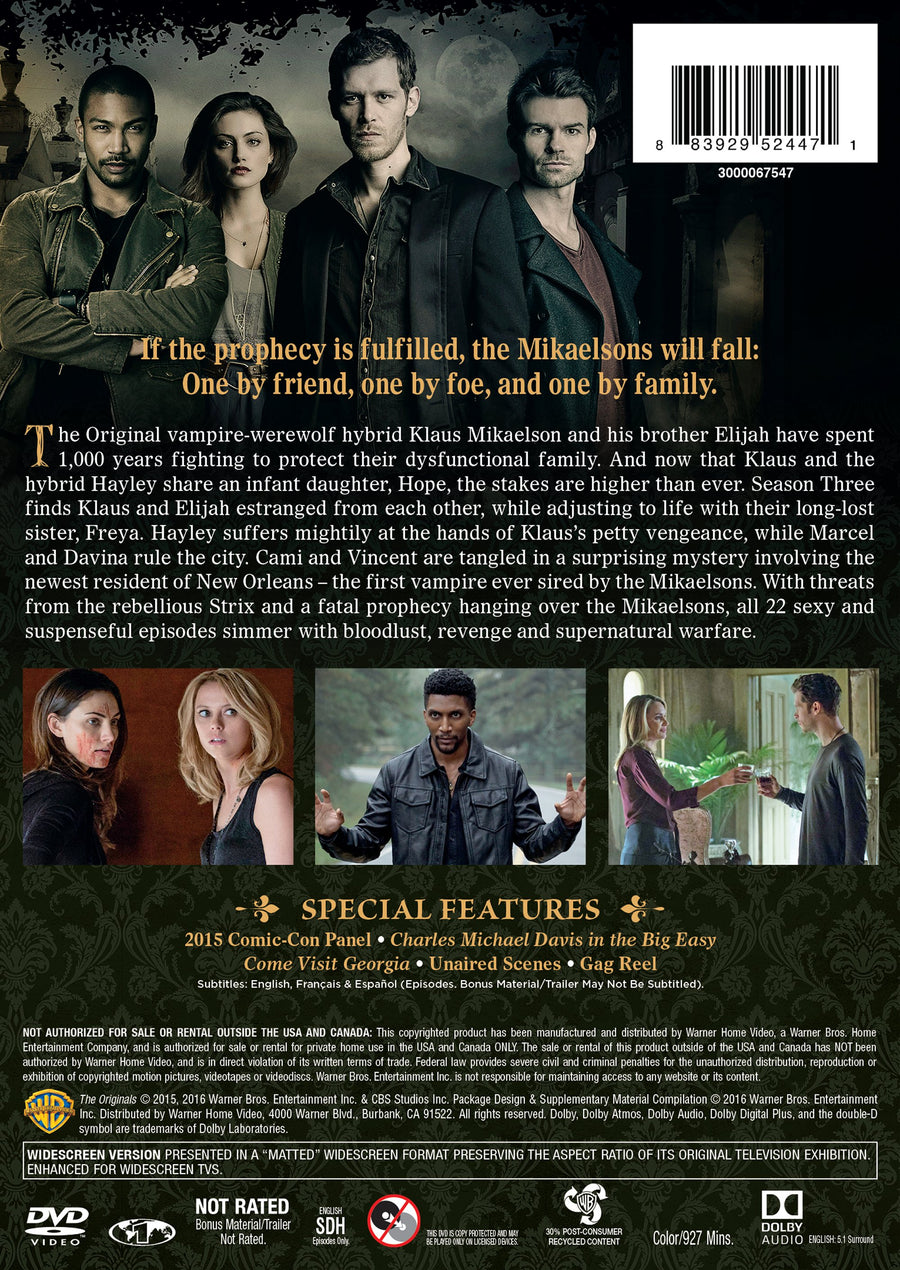 The Originals: The Complete Third Season [DVD]