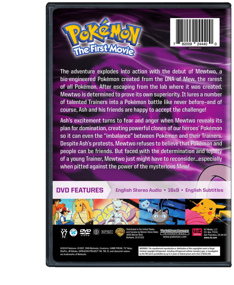 Pokemon 1: Mewtwo Strikes Back [DVD]