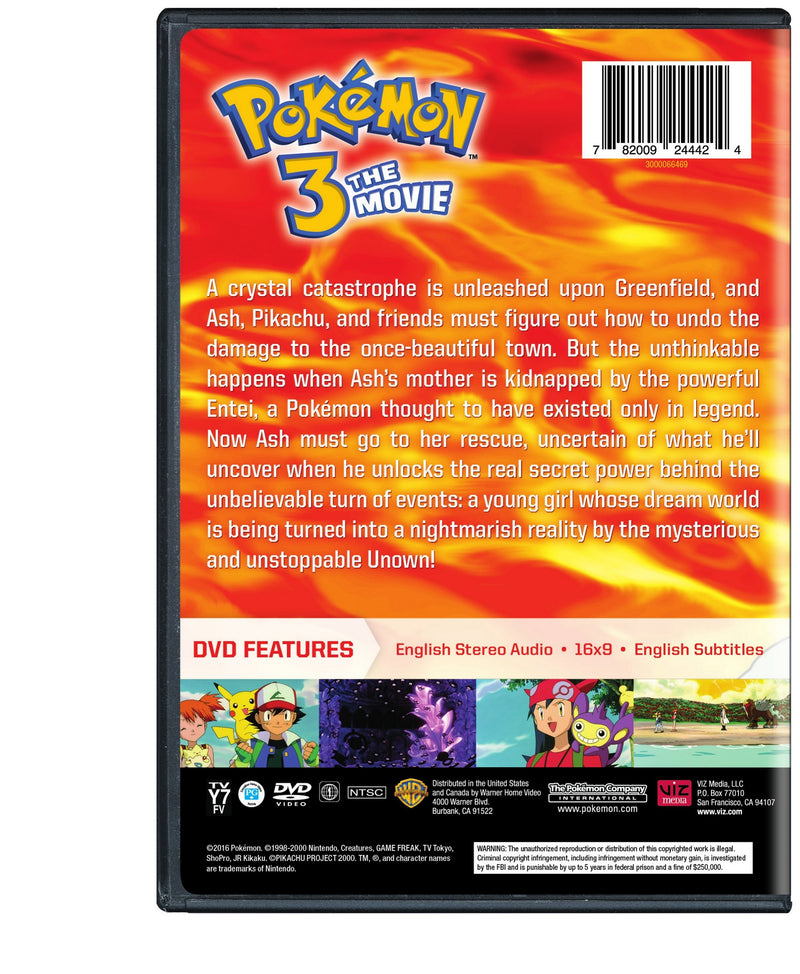 Pokemon The Movie 3: Spell of the Uknown [DVD]