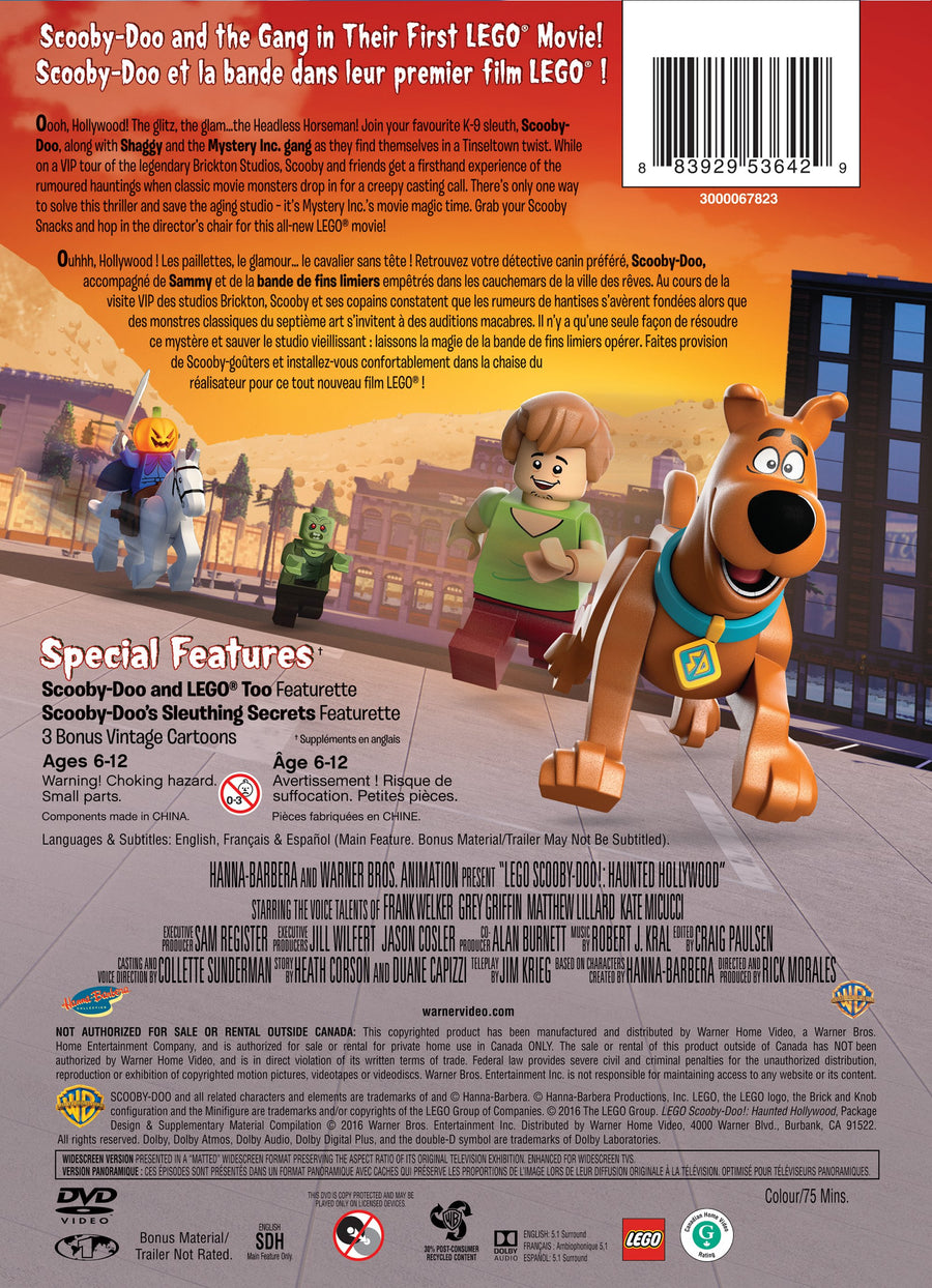Lego Scooby:  Haunted Hollywood W/FIGURINE [DVD]