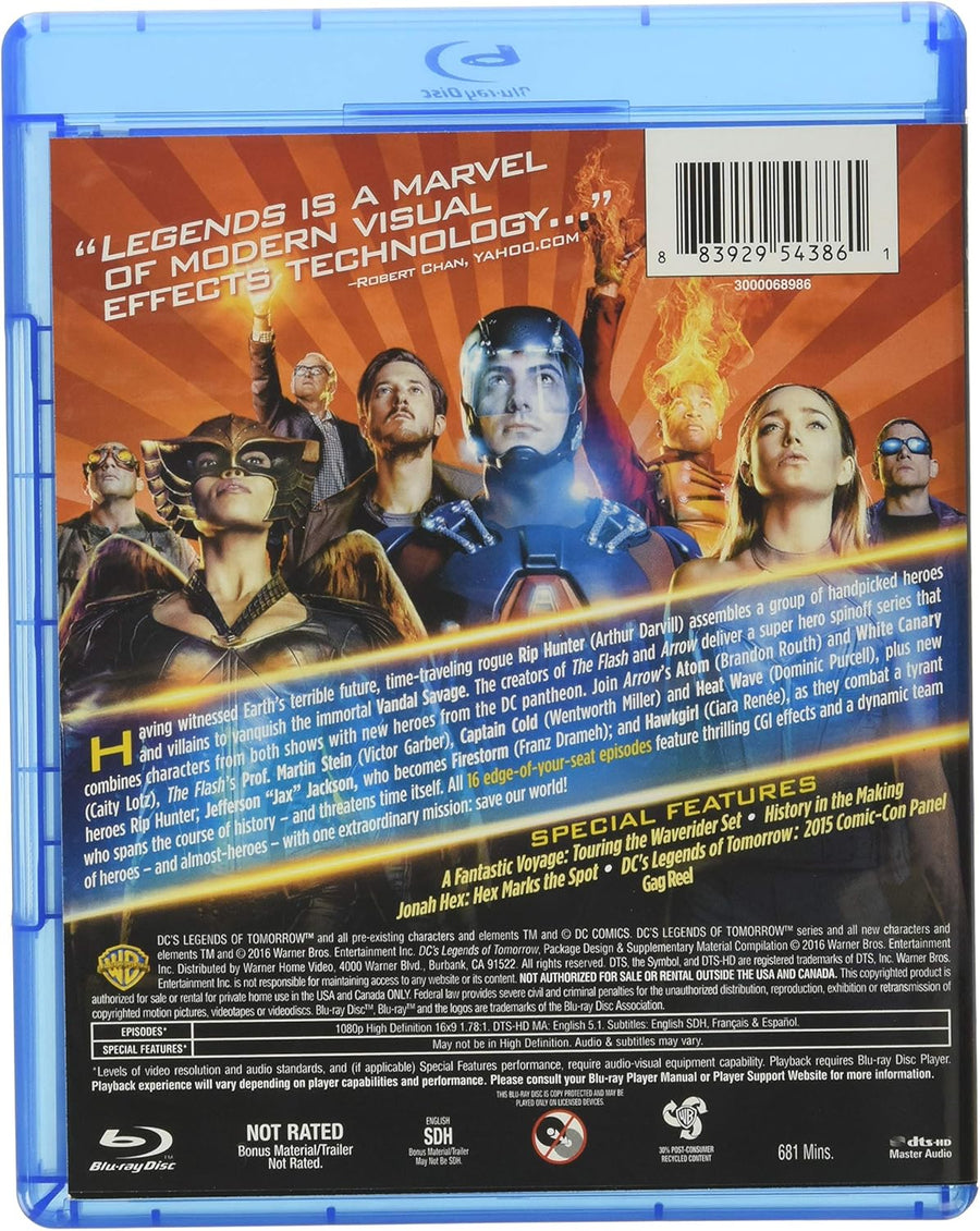 DC's Legends of Tomorrow: The Complete First Season [Blu-Ray]