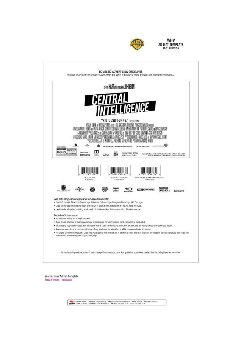 Central Intelligence [UHD]