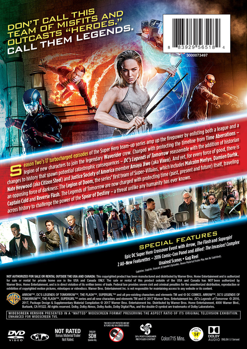 DC's Legends of Tomorrow: The Complete Second Season [DVD]