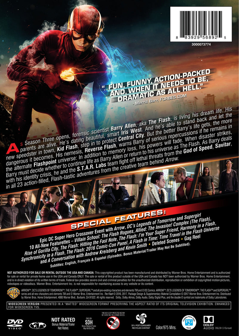 The Flash: The Complete Third Season [DVD]