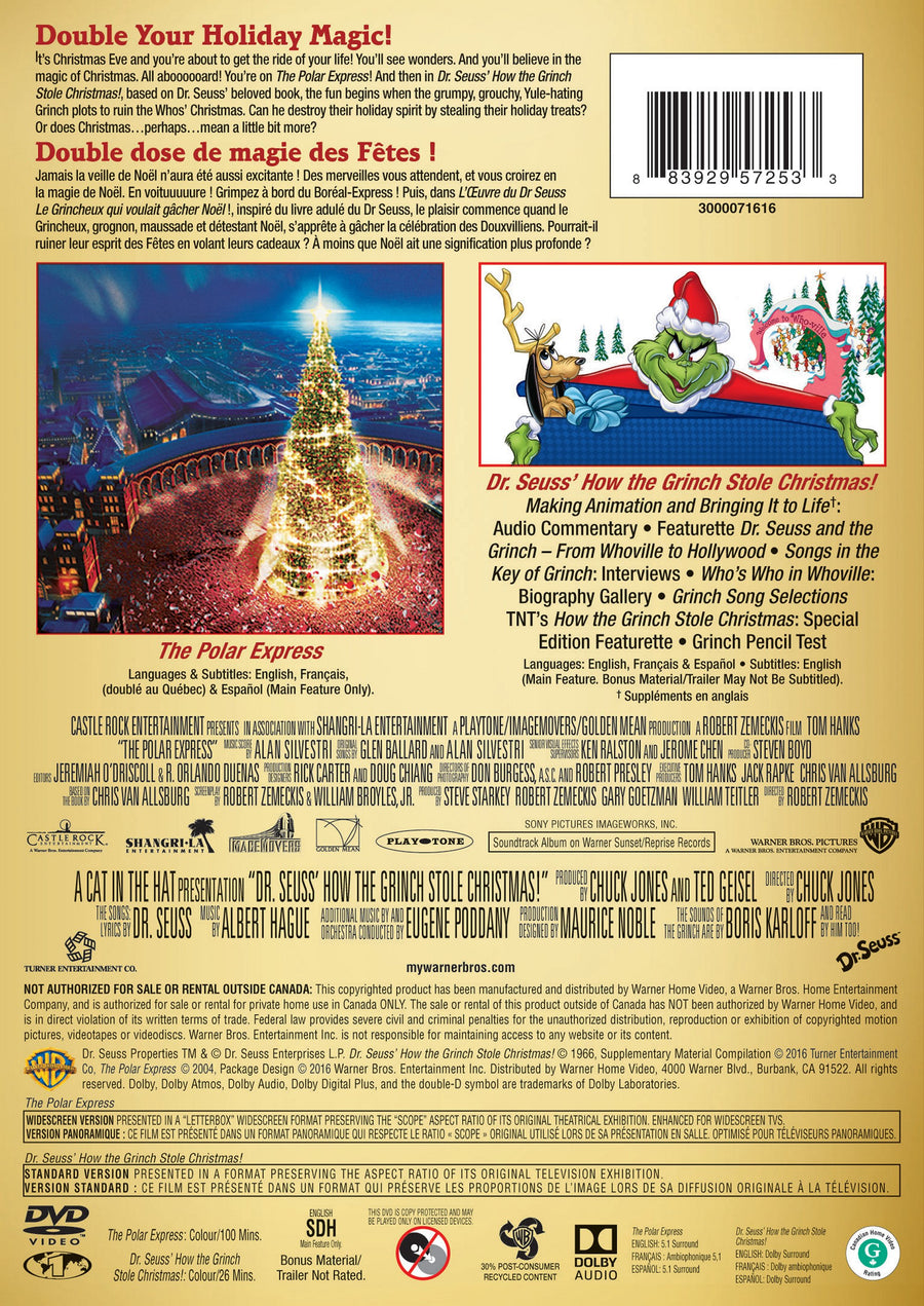 The Polar Express / How the Grinch Stole Christmas (Double Feature) [DVD]