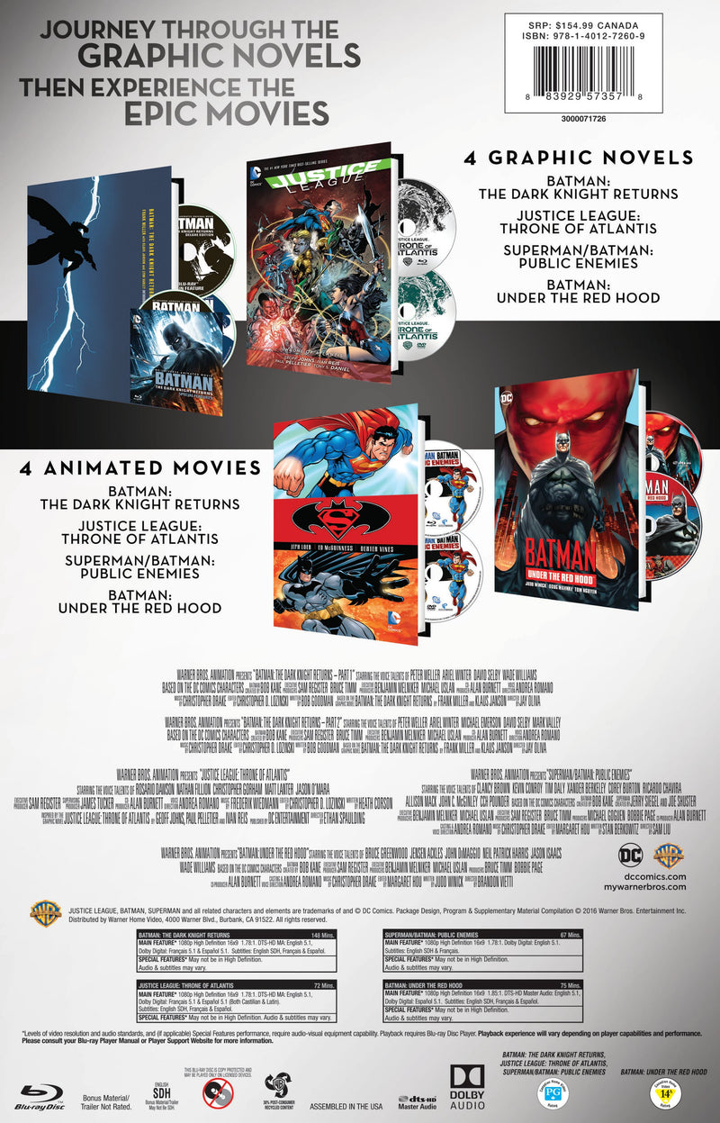 DC Graphic Novel/DCU MFV Uber Coll:Vol2 [Blu-Ray]