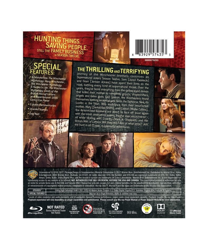 Supernatural: The Complete Twelfth Season [Blu-Ray]