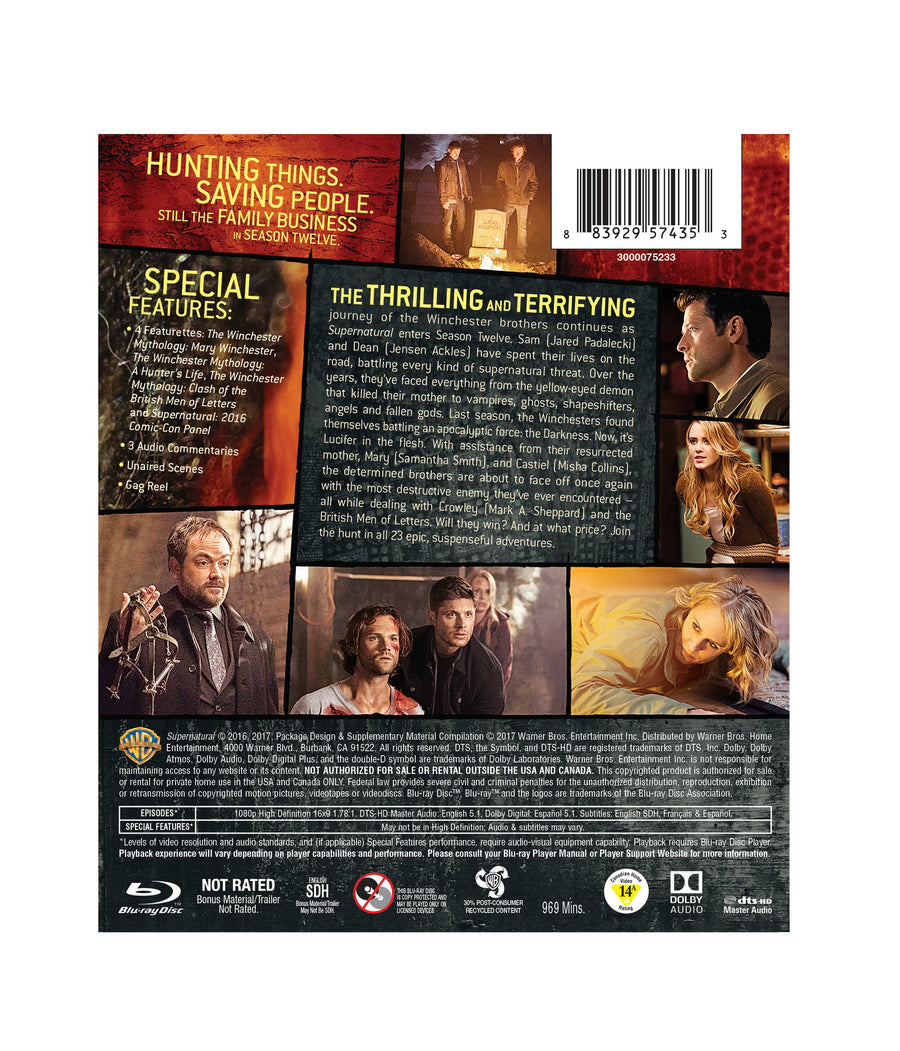 Supernatural: The Complete Twelfth Season [Blu-Ray]