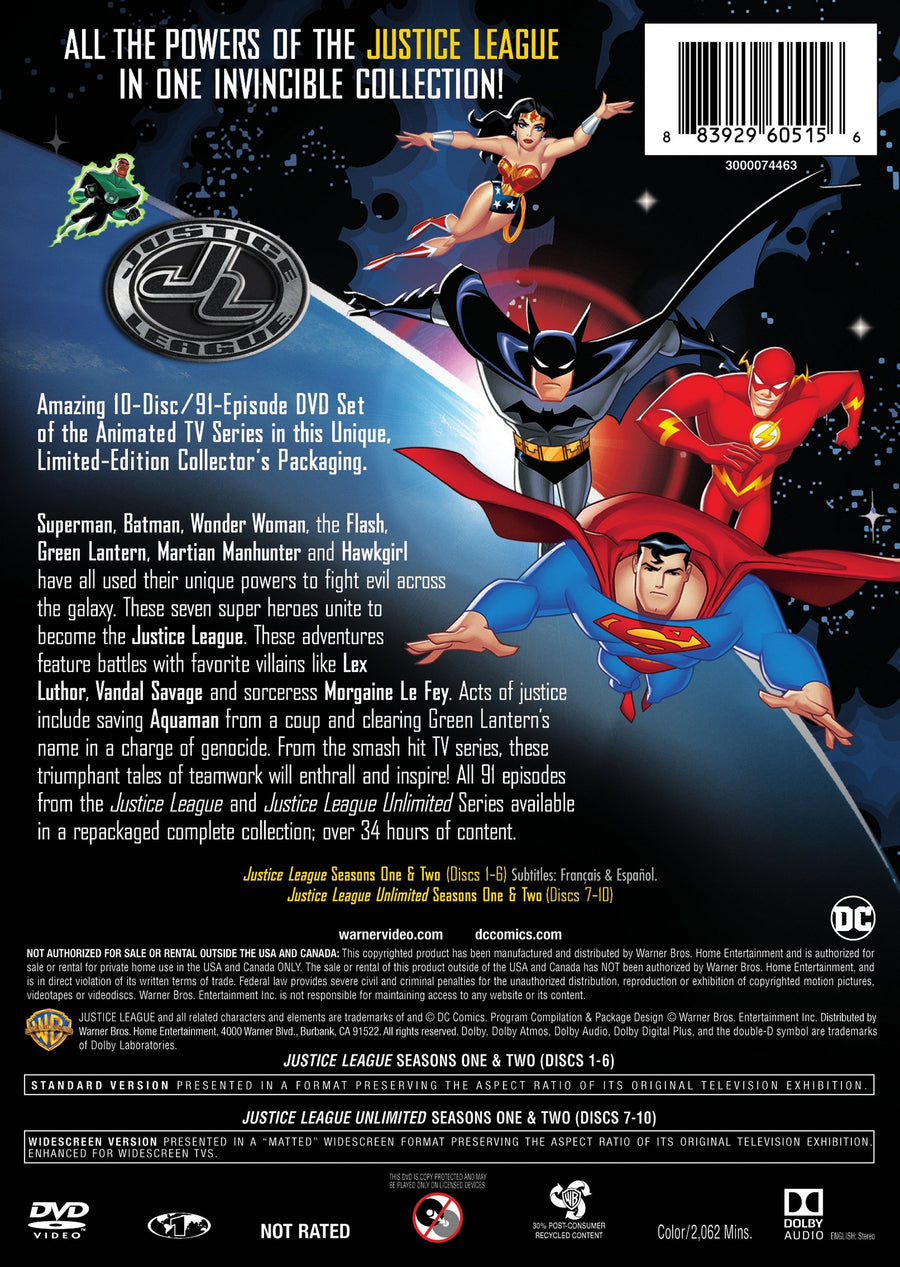 Justice League: The Complete Series (Box Set) [DVD]
