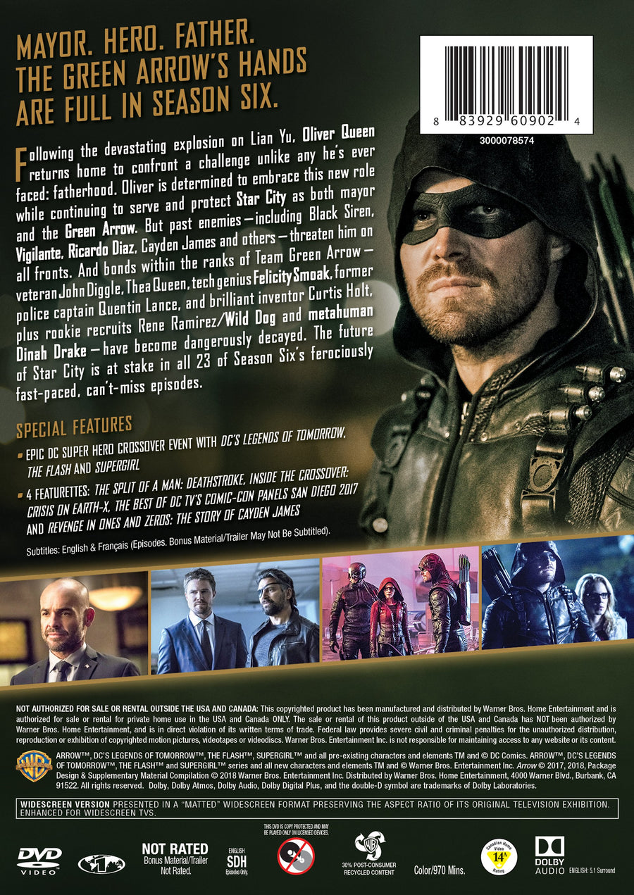 Arrow: The Complete Sixth Season [DVD]