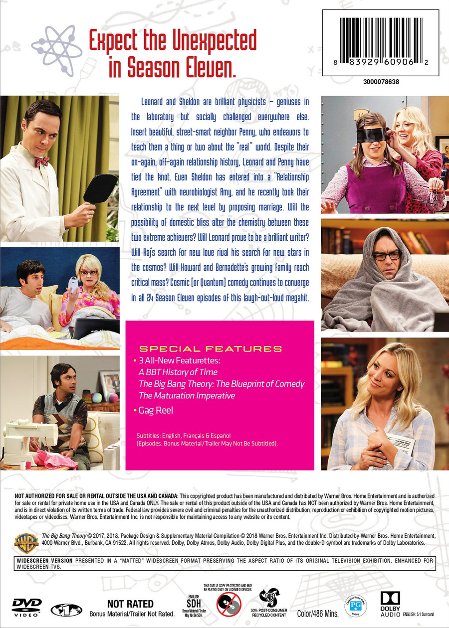 The Big Bang Theory: The Complete Eleventh Season [DVD]