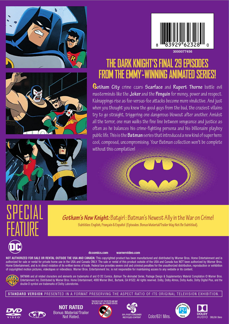 Batman: The Animated Series Vol. 3 [DVD]