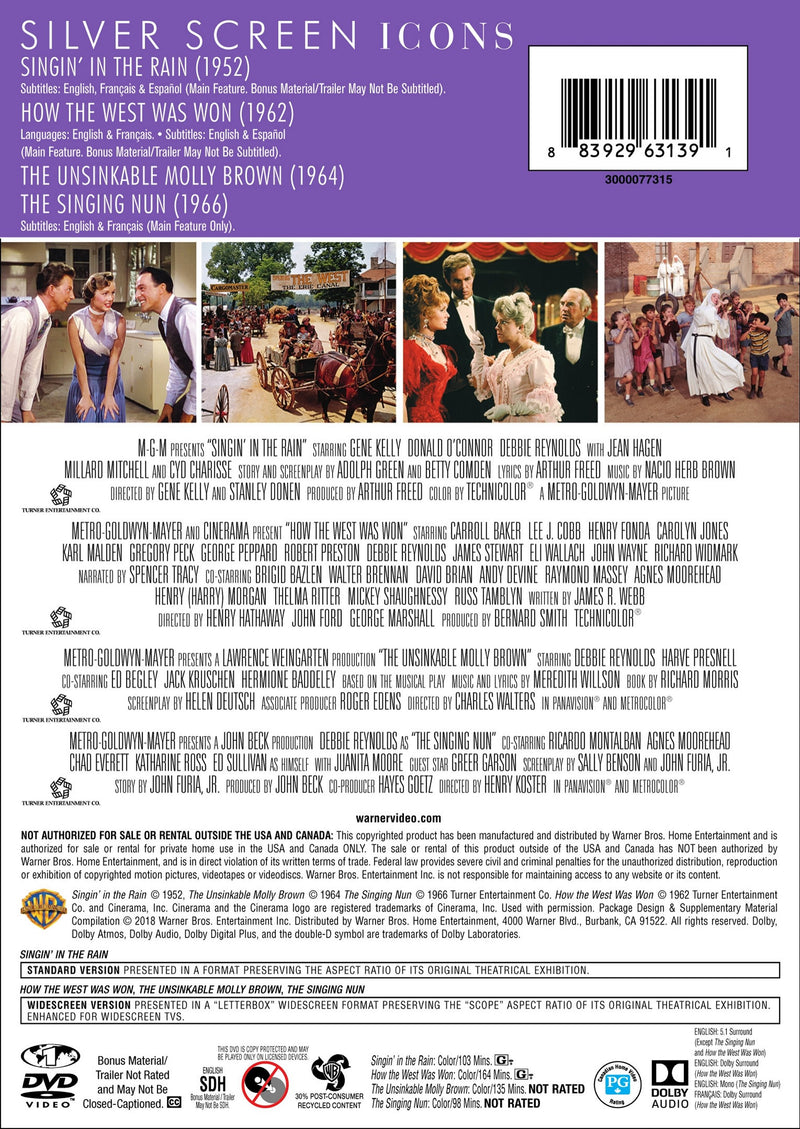 Silver Screen Icons: Legends- Debbie Reynolds [DVD]