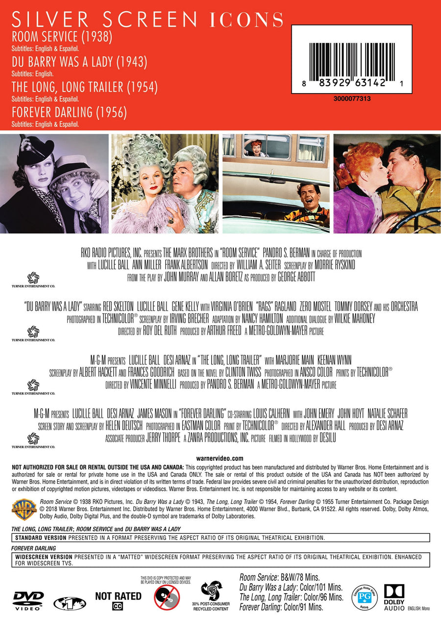 Silver Screen Icons: Legends - Lucille Ball [DVD]