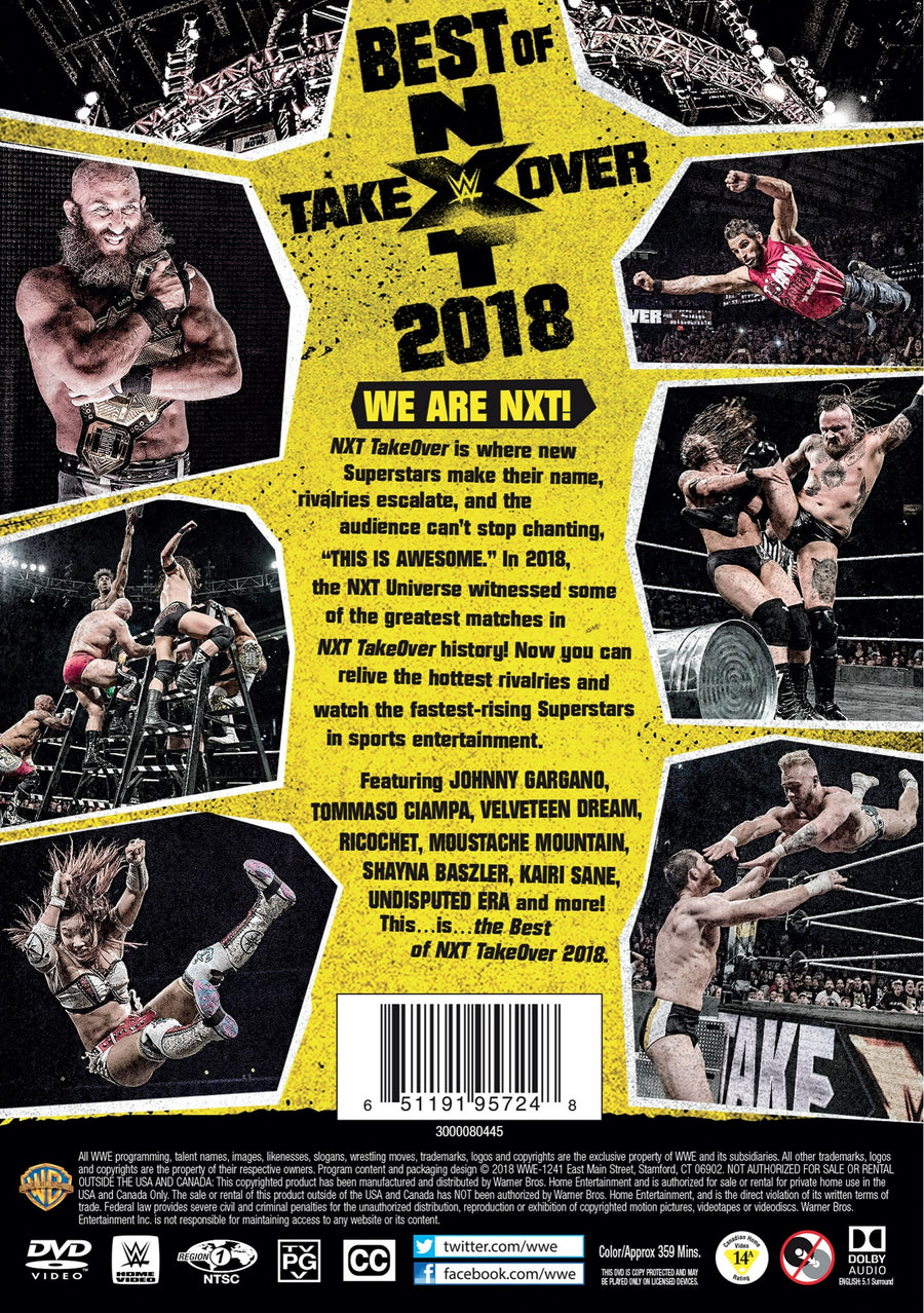 WWE: Best of NXT Takeover 2018 [DVD]