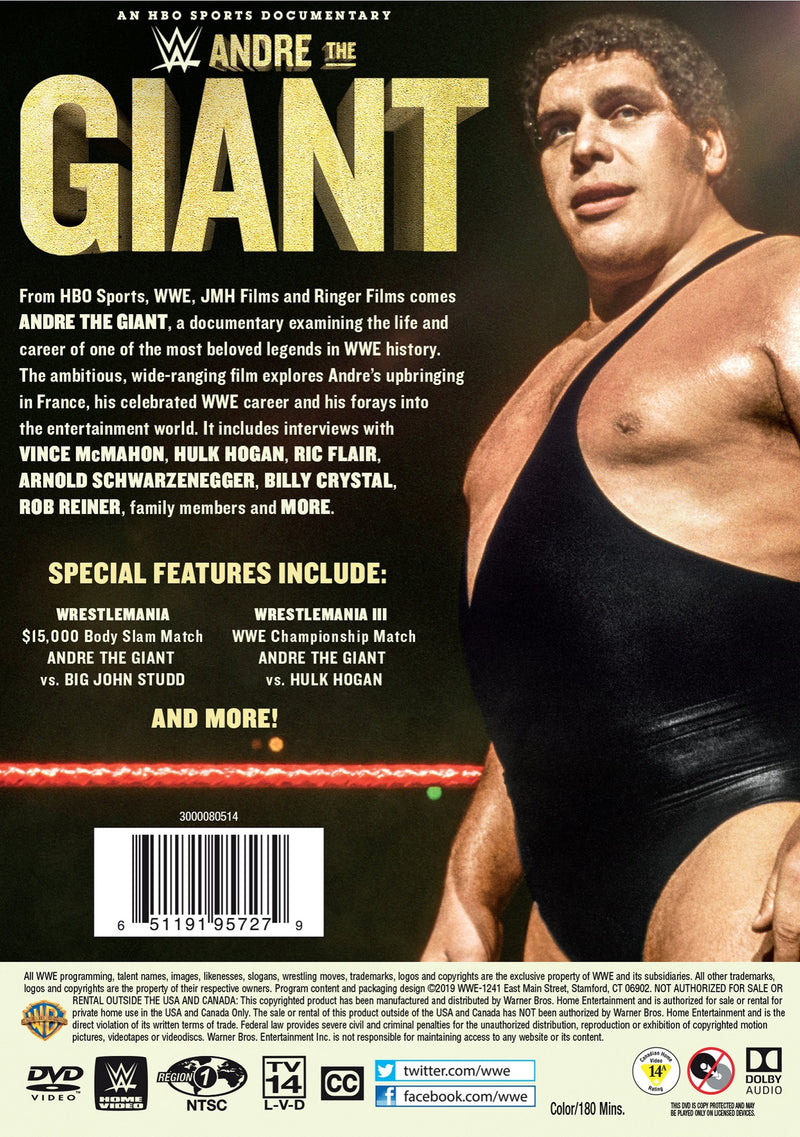 WWE: Andre the Giant [DVD]