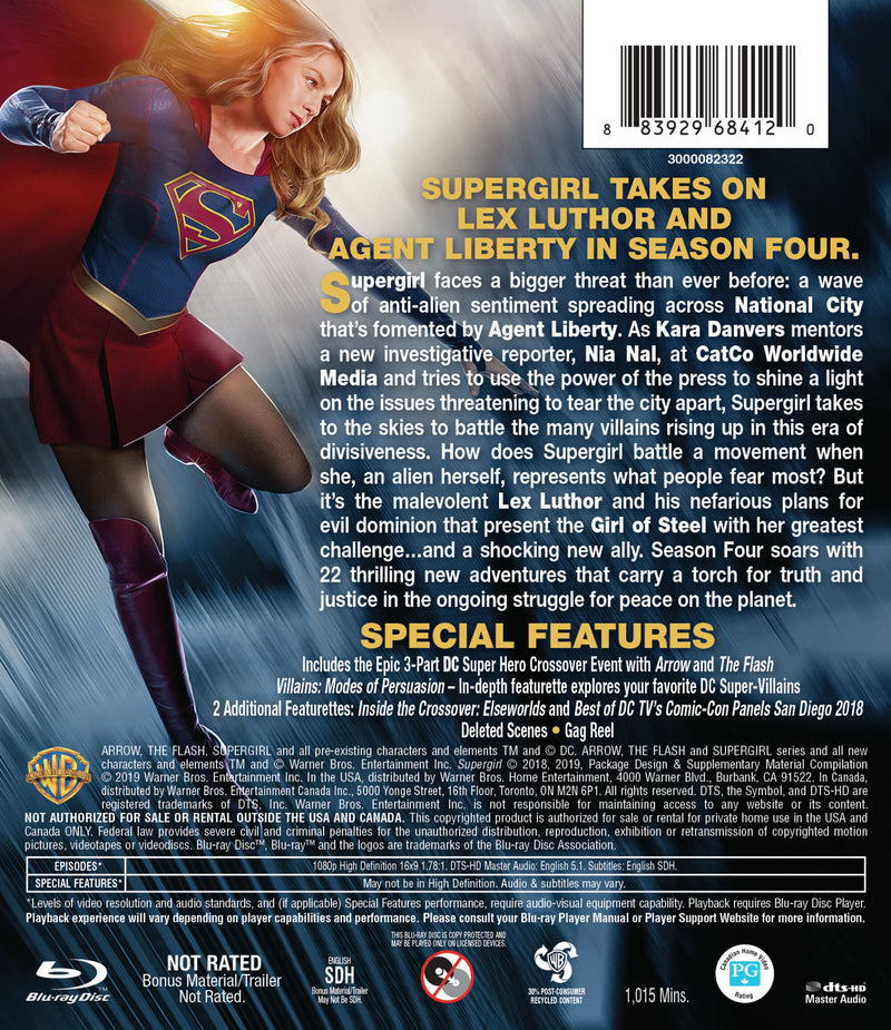 Supergirl: The Complete Fourth Season [Blu-Ray]