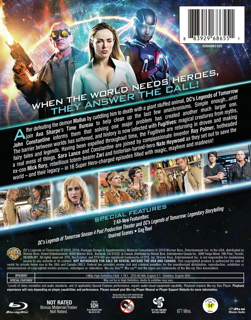 DC's Legends of Tomorrow: The Complete Fourth Season [Blu-Ray]