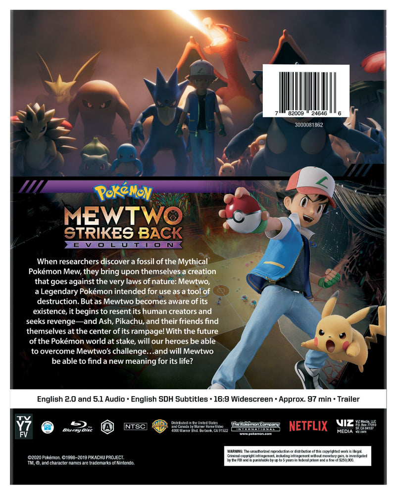 Pokemon the Movie: Mewtwo Strikes Back Evolution [Blu-Ray]