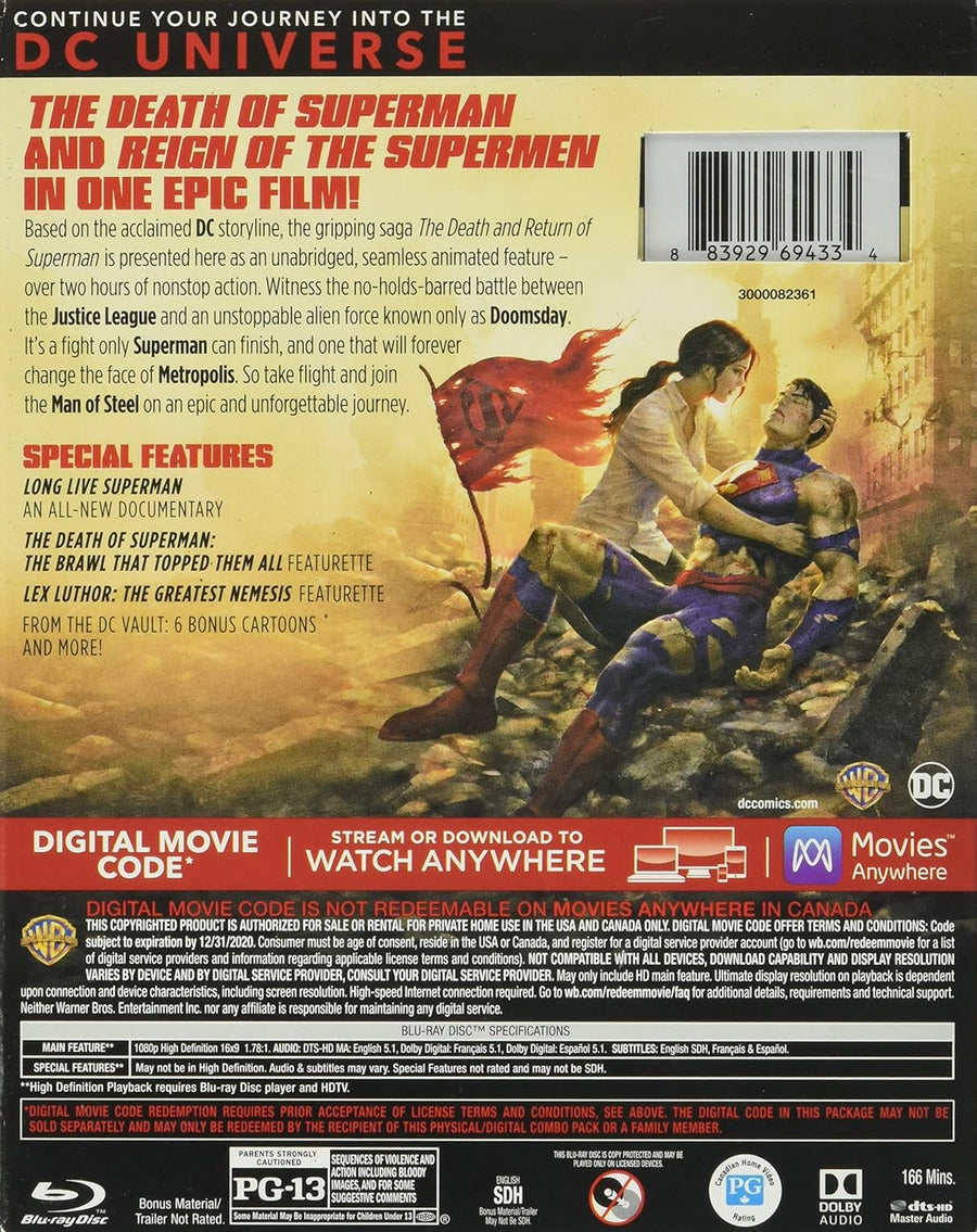 The Death and Return of Superman [Blu-Ray]